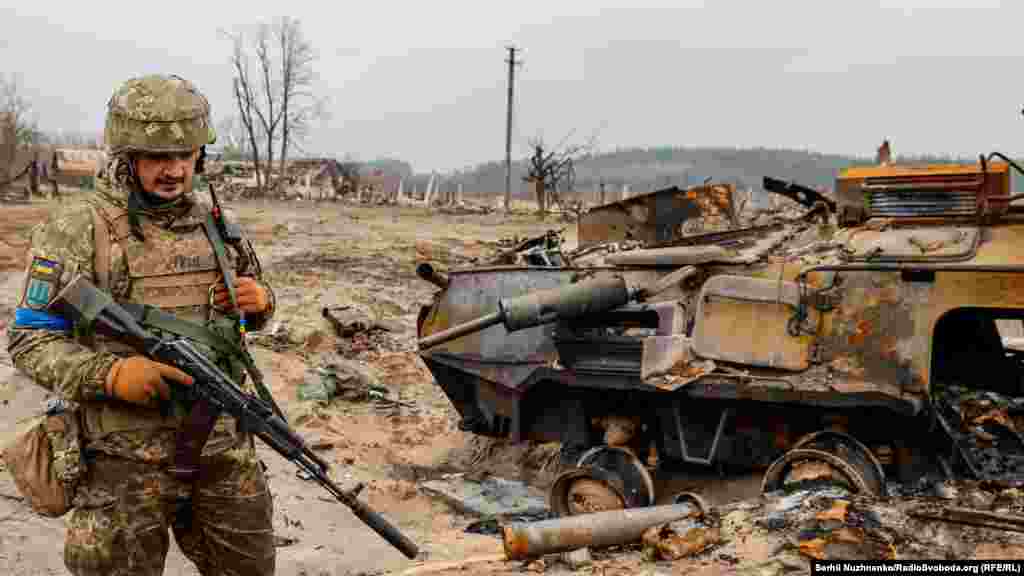 Поблизу лінії фрону, Київська область, 31 березня 2022 року