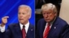 Joe Biden (solda) və Donald Trump