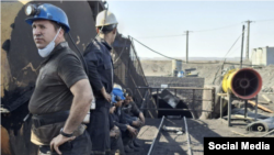 Rescue operation of workers in coal mine in Tabas in eastern Iran